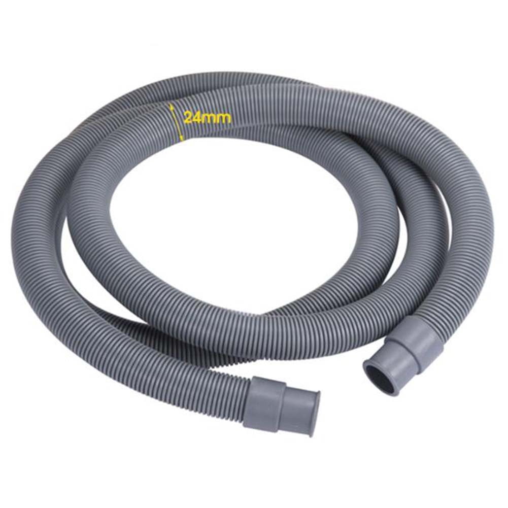 KDJ Drain Hose Extension for Washing Machines 5M with Hose Connector and Hose Clamps - for Home Decor