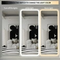 thumbnail image 6 of LED Lighted Wall Mounted Mirror, 65"*21" Full-Length Mirror with Lights, Door Hanging Vanity Mirror, Big Size Rounded Corners, Bedroom,Living Room, Dressing Room, 6 of 8