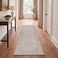 thumbnail image 5 of KUETH 5x7 Soft Oriental Vintage Rug for Living Room, Machine Washable Low Pile Non Slip Backing Area Rug, OCHRE BLOOM Rug for Bedroom Dining, 5 of 5