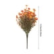 thumbnail image 3 of Flores Artificiales para Acción de Gracias, Ramo de Rosas de Seda Naranja con 7 Cabezas, Follaje Artificial de 34 Cm para Decoración de Bodas, Arreglos para Salones de Ceremonias y Exhibiciones En Ja, 3 of 6