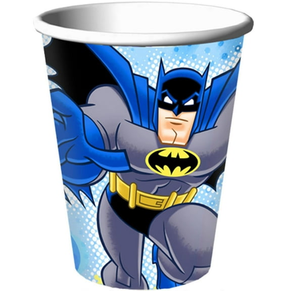 8 Batman The Brave and The Bold Paper Cups 9 oz