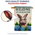 thumbnail image 4 of America Forever Welcome to Our Home House Flag, 28 x 40 inch Double Sided, Bunny Easter Banner, Floral Flower Seasonal Outdoor Decor, Holiday Outside Decorations Yard Flag, 4 of 5