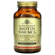 Solgar Biotin 5000 Mcg Veg Capsules 100