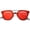 Red-Black / Red Mirror, variant on sunglassLA Unisex Modern Fashion Minimal Wire Temple Inner-Rimmed Color Mirror Lens Pantos Metal Sunglasses (Pink-Gold / Pink Mirror) - 58mm