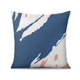 thumbnail image 2 of Boho Throw Pillow Covers, Mid Century Modern Aesthetic, 20x20 inch Set of 2, Navy Blue Burnt Orange Abstract Design, Perfect Geometric Minimalist Art Decor for Home, Couch, Bed, 2 of 7