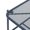 thumbnail image 3 of GDF Studio Douglas Outdoor Iron Side Table, Matte Navy Blue, 3 of 6