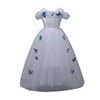 thumbnail image 5 of Girls Princess Dress with Butterflies 5 Layers Fancy Dress Up Costume, 5 of 5