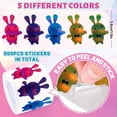 thumbnail image 6 of 500 Count Easter Sticker Roll, Cute Bunny & Egg Reward Labels, Bulk Classroom Prizes for Kids, DIY Craft Supplies & Holiday Party Favors, 6 of 6