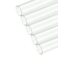 thumbnail image 1 of Plástico Tubería Rígido Policarbonato Redondo Tubo Transparente 0,78"(20mm) ID 0,83"(21mm) OD 6" (150mm) Alto Impacto para Iluminación, Maquetas, Agua Plomería, Paquete de 5, 1 of 7