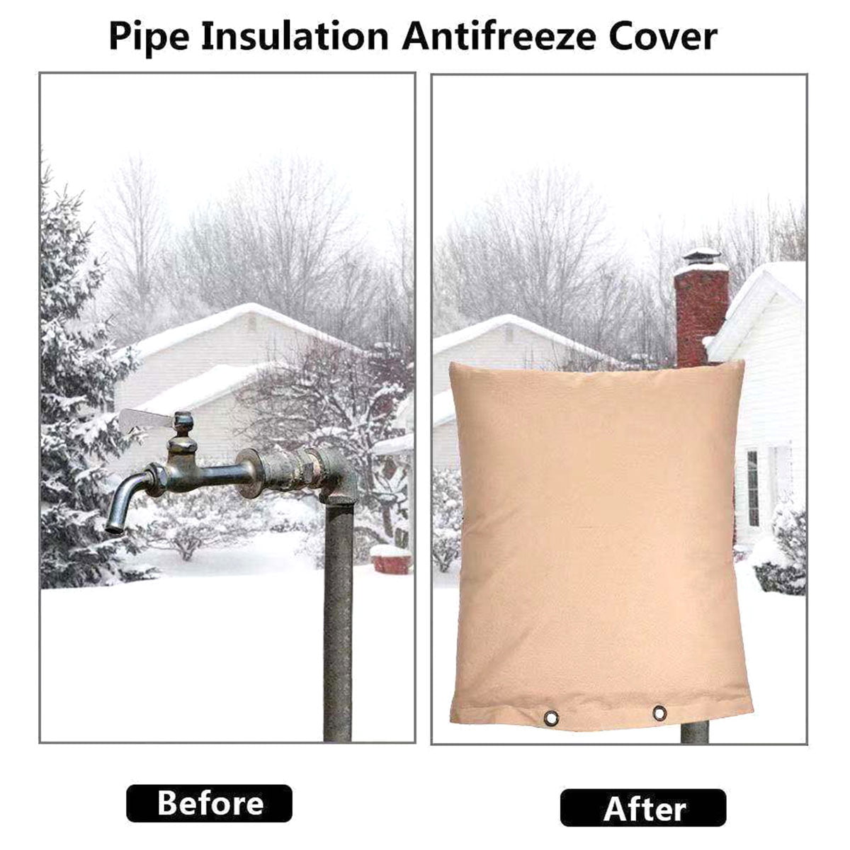 Insulated Pouch Backflow Preventer Insulation Pouch Cover 16x20 Oxford fabric US 