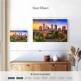thumbnail image 4 of Elephant Stock Downtown Tampa Skyline Wall Art - Horizontal Canvas Wall Art - Living Room Wall Decor - Places Canvas - Blue And Orange Decor - 12" x 8", 4 of 8