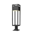thumbnail image 1 of Z Lite 585PHBR-533PM-BK-LED 29 in. Barwick LED Black Outdoor Pier Mounted Fixture, 1 of 1