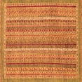 thumbnail image 1 of Ahgly Company Indoor Square Oriental Orange Modern Area Rugs, 6' Square, 1 of 4