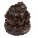 thumbnail image 2 of Adorno De Rana De Dinero, Estatua De Rana De Dinero Textura Brillante Mano De Obra Fina Moral Ampliamente Aplicable Con Moneda De Cobre Para Mesa ANGGREK Money Frog Ornament, 2 of 8