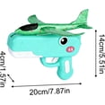 thumbnail image 2 of Cute Dinosaur Airplane Launcher Toy -Boxed Version, 8'' Foam Glider Plane - Outdoor Flying Catapult Toy - Fun Birthday Gifts, Easy to Launch Foam Aircraft (Green), 2 of 6