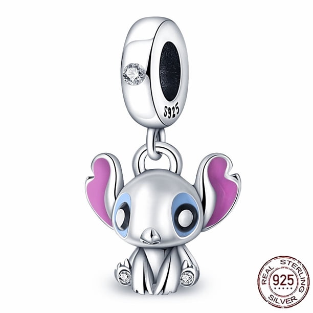 100% 925 Sterling Silver Disney Charm Charm Beads for Pulsera Pandora Women Bracelet Necklace Jewelry Jewelry Gift Wholesale Gao Jinjia LED