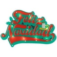 thumbnail image 3 of Northlight 18" Lighted 'Feliz Navidad' Christmas Window Silhouette, 3 of 9