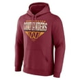 thumbnail image 2 of Men's Fanatics Burgundy Washington Commanders Geometric Chrome Pullover Hoodie, 2 of 3