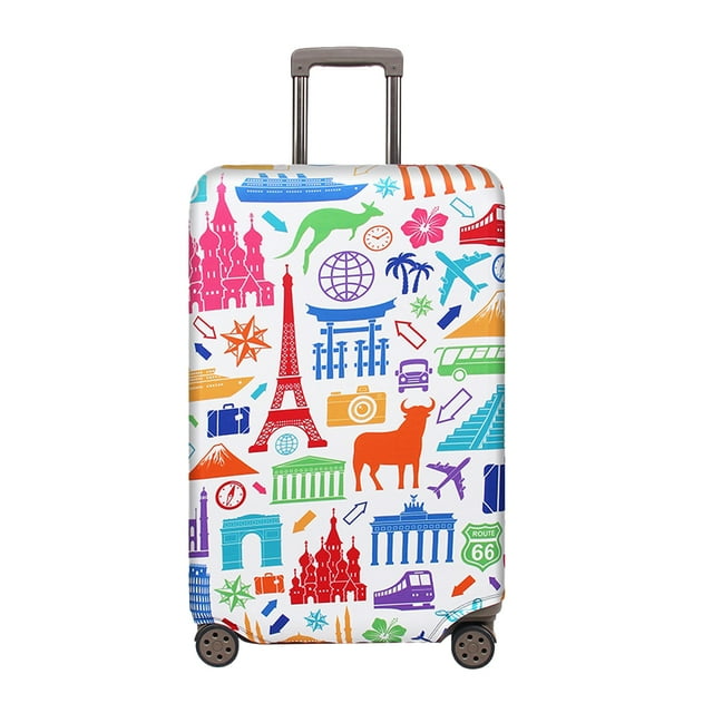Housse de Valise de Voyage Protectrice Lavable, Housses de Bagage Colorées, Housse(S) de Bagage