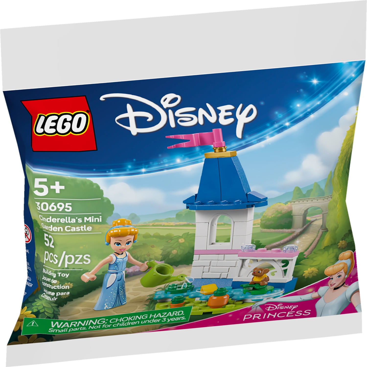 LEGO, Mini Disney Ariel's Castle Set 40708, 556 pieces, Gold