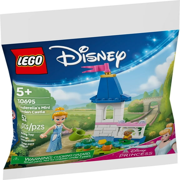 LEGO Disney Cinderella's Mini Garden Castle - Princess Toy for Kids - 30695