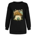 thumbnail image 6 of jjayotai Cute Mushroom Wonderland Sweatshirts for Teen Girls Women, Casual Loose Tunic Shirts Long Sleeve Fleece Cotton Pullover Tops, 6 of 6