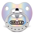 thumbnail image 1 of Protector bucal deportivo para fútbol americano, tocho, flag, Battle Oxygen Irridiscent Binky máxima transpirabilidad, Protege labios y dientes, no requiere ebullición, unitalla color Azul/Morado, 1 of 3