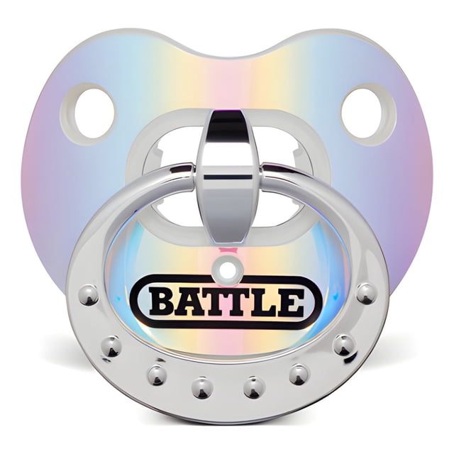 Protector bucal deportivo para fútbol americano, tocho, flag, Battle Oxygen Irridiscent Binky máxima transpirabilidad, Protege labios y dientes, no requiere ebullición, unitalla color Azul/Morado