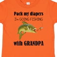 thumbnail image 4 of Inktastic Going Fishing with Grandpa Boys or Girls Toddler T-Shirt, 4 of 5