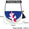 thumbnail image 2 of kit De Couture Pour Enfants (licorne Bleu Marine), Kit De Bricolage Pour Petites Filles, Kit De Bricolage Licorne Non Tiss Avec Fil, Aiguille Et A, 2 of 5