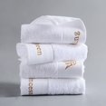 thumbnail image 1 of Calidad 100% algodón blanco 5 estrellas Hotel toalla hogar conjunto bordado lujo corona toallas de baño para adultos, 1 of 2