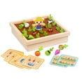 thumbnail image 1 of Juego De Mesa De Memoria De Madera Para Niños, Rompecabezas De Clasificación De Madera, Juguete De Desarrollo De Cosecha De Zanahorias Inevent FN005817-00, 1 of 6