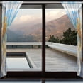 thumbnail image 4 of YAZAOO Curtains 110/118 Inch Long French Curtains Sunny Ocean Retreat Print For Farmhouse Bedroom Curtains Window Curtain Set 2, 4 of 4
