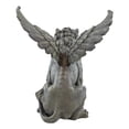 thumbnail image 4 of Ebros Gothic Winged Aslan Roaring Lion Battle War Cry Gargoyle Figurine 7"H, 4 of 7