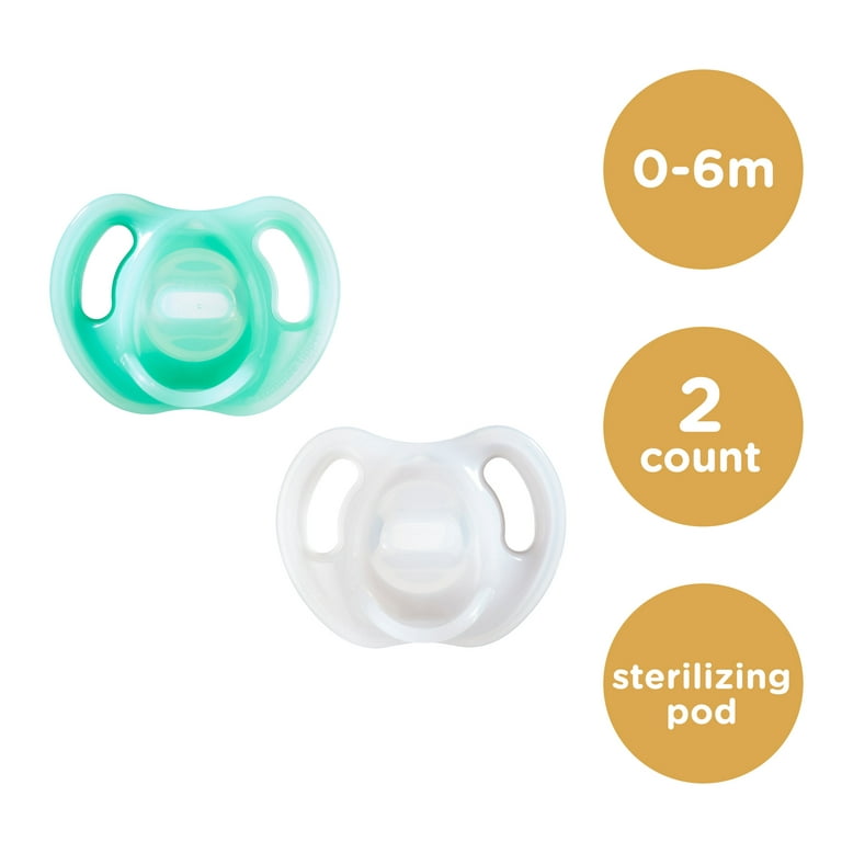 M+O  Tommee Tippee Ultra Light Soother 0-6 months, 2 units