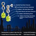 thumbnail image 2 of Gem Stone King 925 Silver and 10K Yellow Gold Yellow Lemon Quartz and White Lab Grown Diamond Drop Dangle Earrings for Women | 4.19 Cttw | Gemstone Birthstone | Oval 10X8MM, 2 of 6