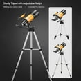 thumbnail image 2 of 15X-150X 70mm Large Aperture Astronomic Refracting Monocular Telescope with Tripod, 2 of 8