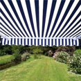 thumbnail image 6 of ALEKO 20' x 10' Retractable Motorized Patio Awning, Blue and White Striped Color, 6 of 7
