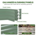 thumbnail image 5 of Aoodor Metal Raised Garden Bed 4' x 2' x 1', Rust Resistance Planter Boxes for Patio and Outdoor Yard Gardening - Set of 2, 5 of 6