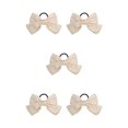 thumbnail image 3 of Bandeau Grand pour Cheveux, Pince à Ressort, Nœud Réglable, Multicolore, Sans Accroc, Porte-Queue, Épingles à Cheveux, Chouchous pour Filles, Beige, 5Ensemble, 3 of 6