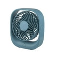thumbnail image 4 of Mainstays Rechargeable USB Portable  Fan in Cool Water Blue, 4 of 5