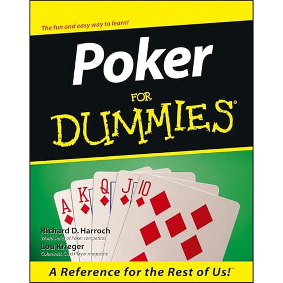 Pre-Owned Poker For Dummies, 9780764552328, 0764552325, Paperback, 1 edition