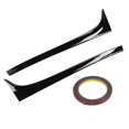 thumbnail image 2 of Car Rear Trunk Spoiler Side Tail Wing Sticker, ABS Material,  Toughness, Easy Installation, Exquisite Workmanship, Protects Against Abrasion, Fits 7 MK7 2014-2017, 2 of 8