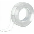 thumbnail image 1 of PinesC Ruban Nano, Ruban Adhésif Double Face Transparent, Ruban Super Collant Imperméable, Ruban Antidérapant Double Face Réutilisable et Multifonctionnel (5M), 1 of 5