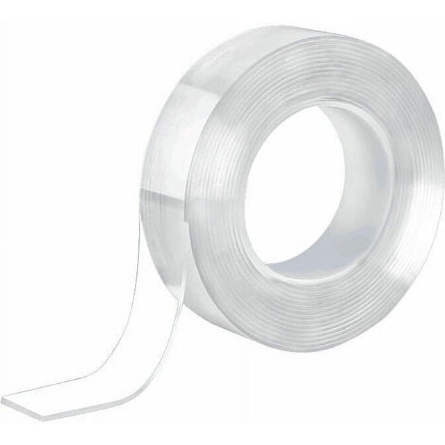 PinesC Ruban Nano, Ruban Adhésif Double Face Transparent, Ruban Super Collant Imperméable, Ruban Antidérapant Double Face Réutilisable et Multifonctionnel (5M)
