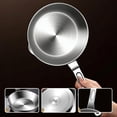 thumbnail image 3 of Mini Egg Pan 316 Stainless Steel, Small Sauce Pan Skillet, Compact Sauce Pans for One Egg, Small Frying Pans for Butter Melting, Gas and Induction Stove Compatible (L), 3 of 7