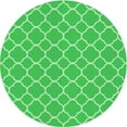 thumbnail image 1 of Ahgly Company Indoor Round Patterned Neon Green Area Rugs, 3' Round, 1 of 6