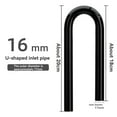 thumbnail image 6 of Inflow Outflow Inlet Outlet Skimmer Aquarium Accessories Plant Tank Pipe Fish Water Filter Fishbowl Terrarium 16mm, 6 of 10