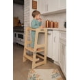 thumbnail image 5 of Torre de Aprendizaje Montessori 3 en 1 Bluelander, Taburete Auxiliar, Escalón de Madera, 5 of 5