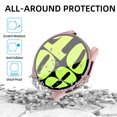 thumbnail image 3 of Htwon For Samsung Galaxy Watch 6 5 Pro 4 40/44/45mm Full Cover Case + Tempered Glass, 3 of 29